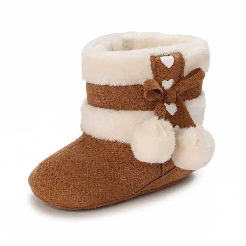  Cozy Winter Crib Boots for Infants - Soft Soled Snow Shoes for Boys and Girls -  ToylandEU™
