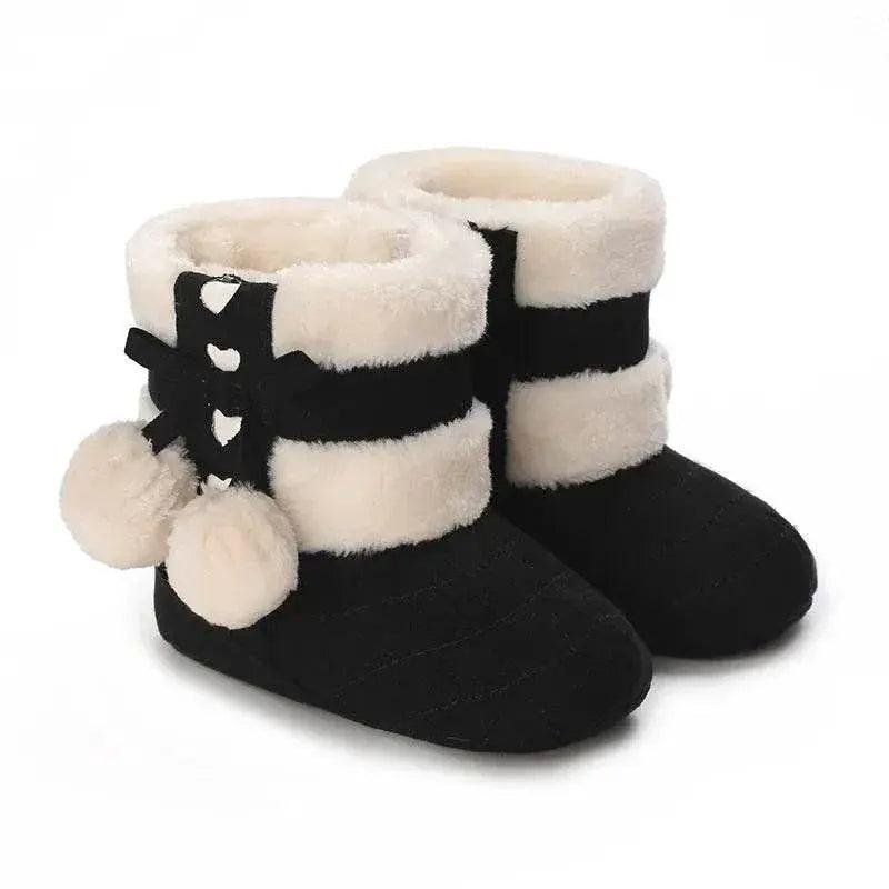  Cozy Winter Crib Boots for Infants - Soft Soled Snow Shoes for Boys and Girls -  ToylandEU™