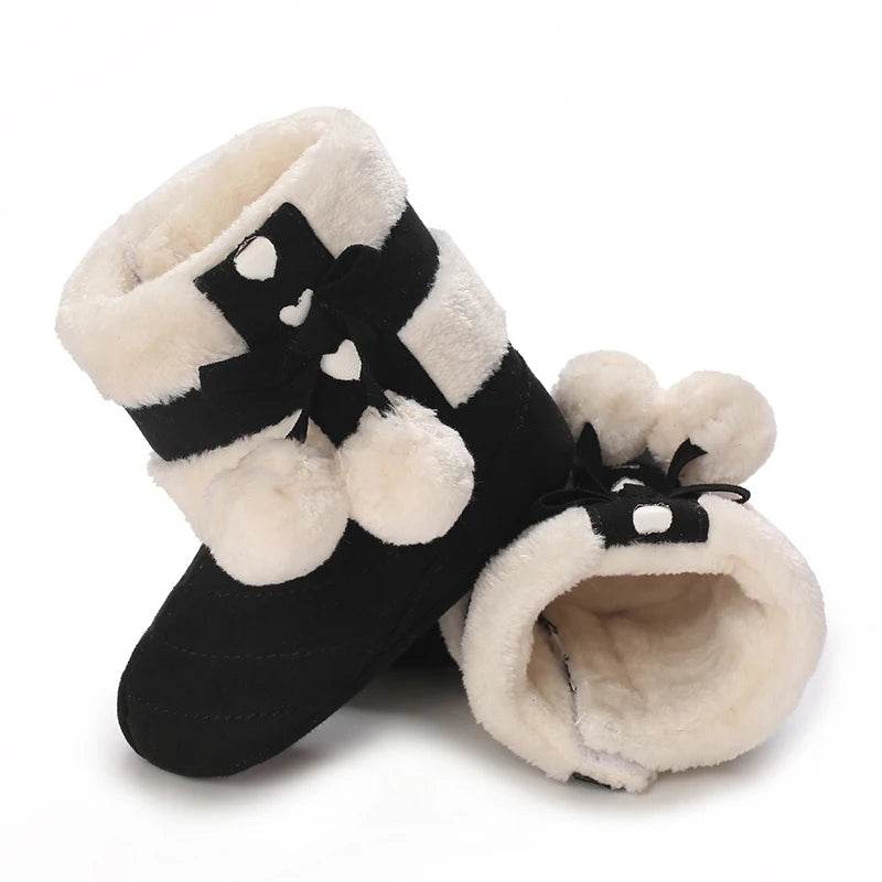 Cozy Winter Crib Boots for Infants - Soft Soled Snow Shoes for Boys and Girls - ToylandEU