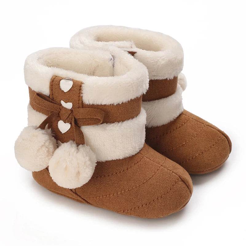 Cozy Winter Crib Boots for Infants - Soft Soled Snow Shoes for Boys and Girls - ToylandEU