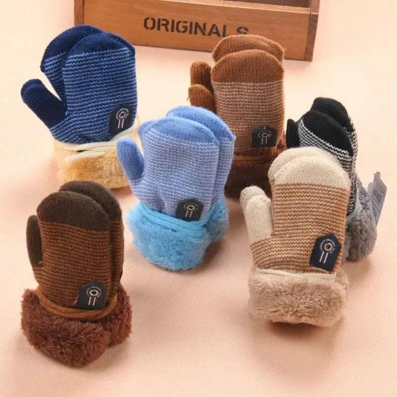  Cozy Winter Gloves Rope Detail Knitted Toyland EU -  ToylandEU™