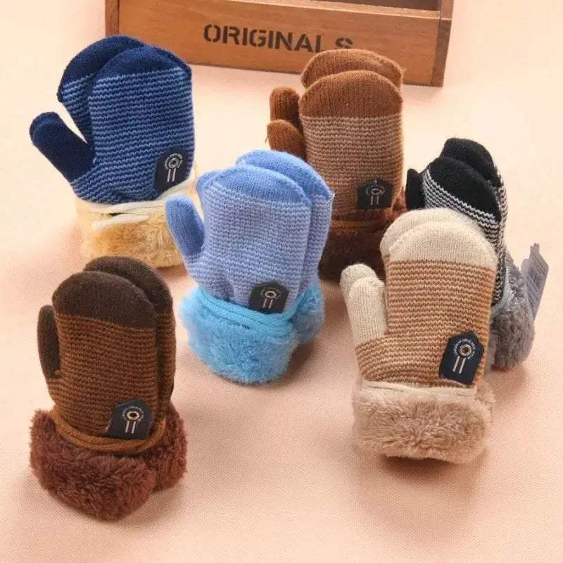  Cozy Winter Gloves Rope Detail Knitted Toyland EU -  ToylandEU™