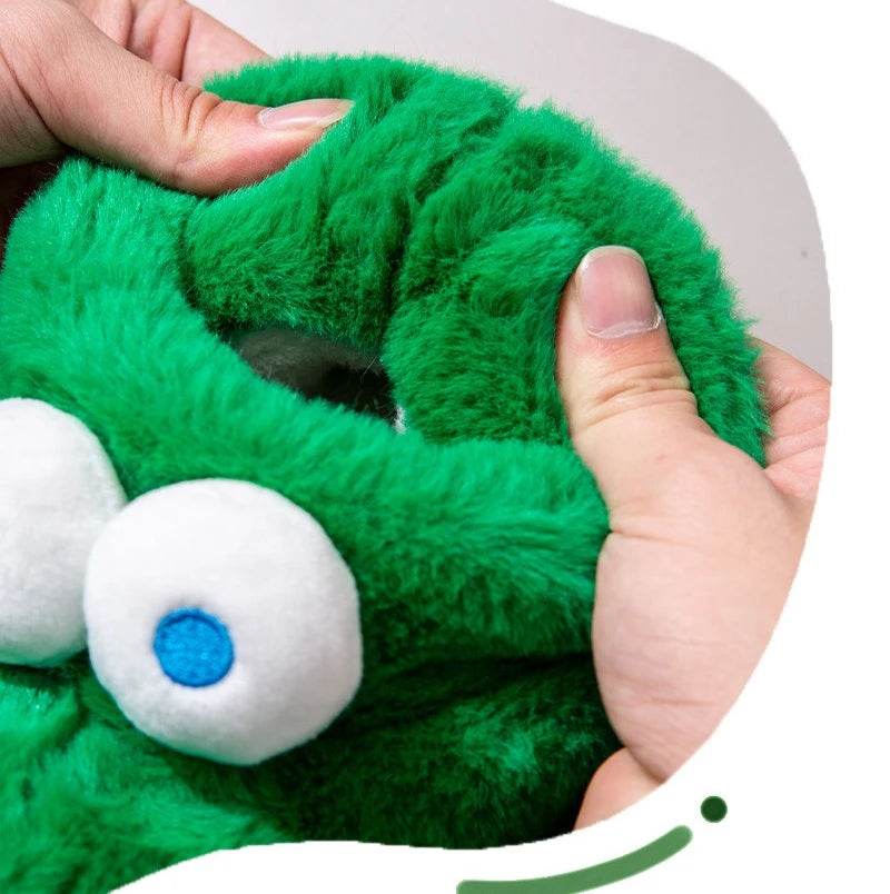 Cozy Winter Indoor Slippers Cartoon Crocodile Design With Thick Sole And Plush Warmth For Couples - ToylandEU