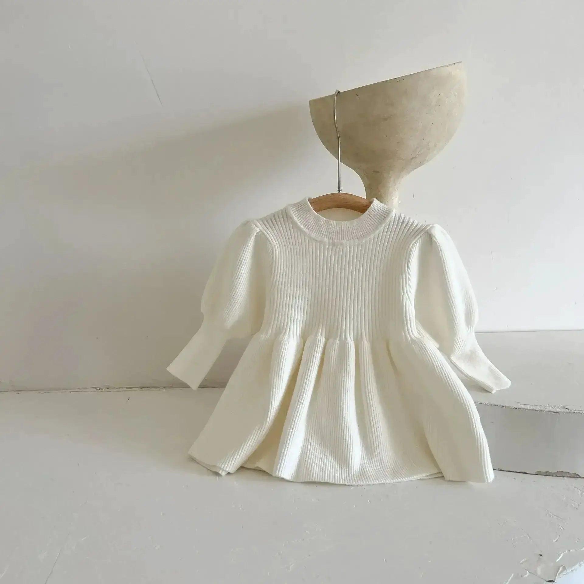  Cozy Winter Knitted Dress For Baby Girl Long Sleeve -  ToylandEU™