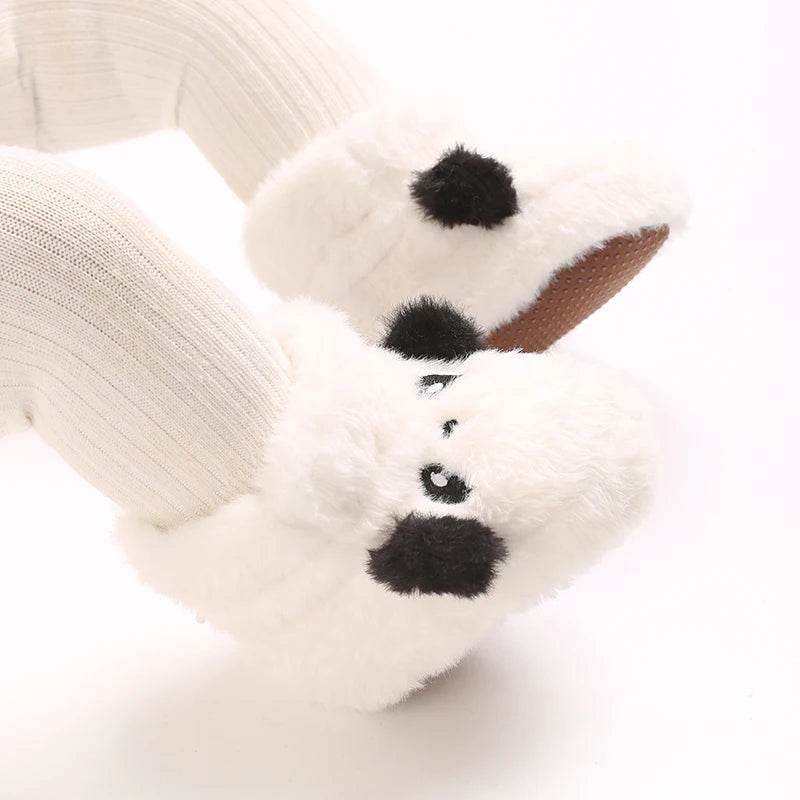 Cozy Winter Padded Cotton Baby Shoes With Cartoon Teddy Bear For 0 To 12 Months Unisex - ToylandEU