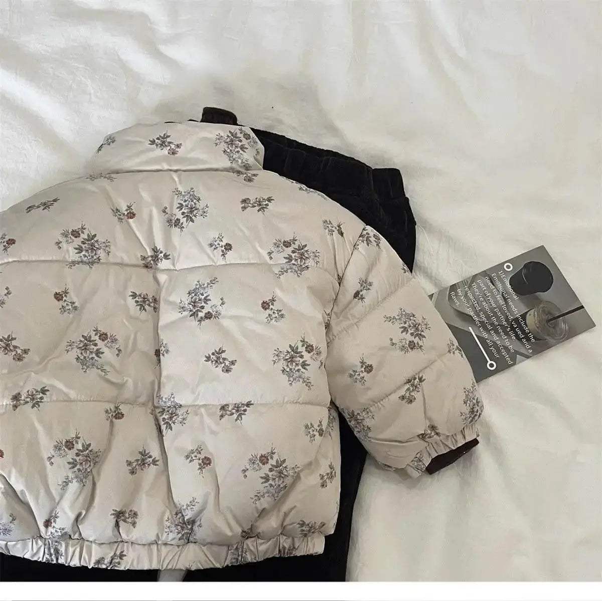  Cozy Winter Parka Jacket 4Y Floral Print Toyland EU -  ToylandEU™