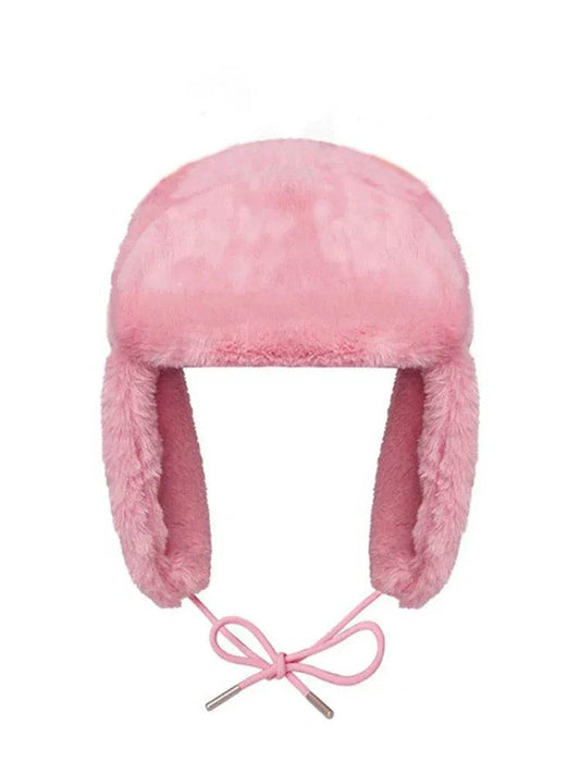 Уютна зимна шапка ушанка, едноцветна, стил Лей Фън, за деца - ToylandEU