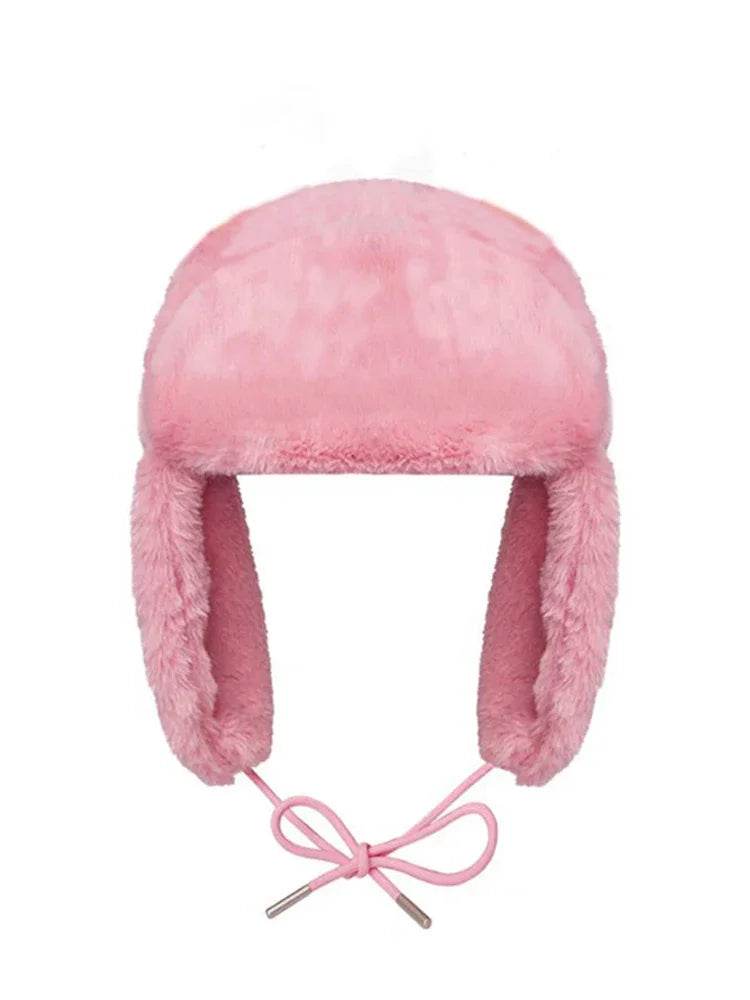 Cozy Winter Ushanka Hat Solid Color Lei Feng Style For Kids - ToylandEU