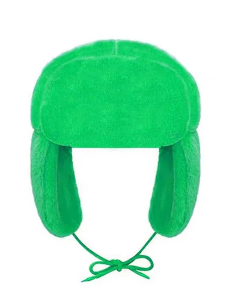 Cozy Winter Ushanka Hat Solid Color Lei Feng Style For Kids - ToylandEU
