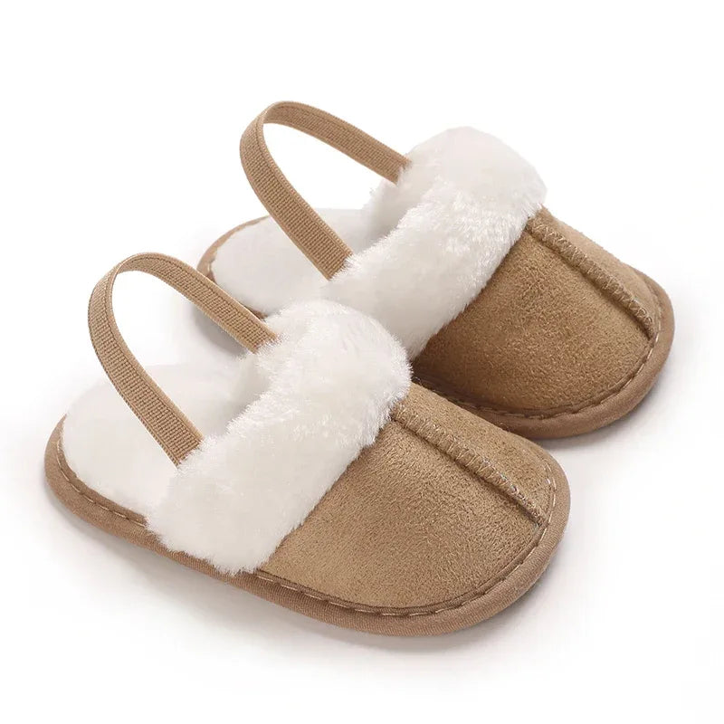 Cozy Woolen Baby Slippers Soft Soled For Newborns And Infants - ToylandEU
