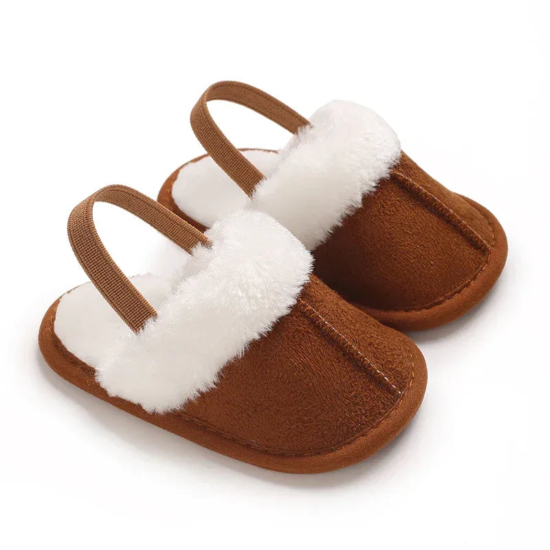 Cozy Woolen Baby Slippers Soft Soled For Newborns And Infants - ToylandEU