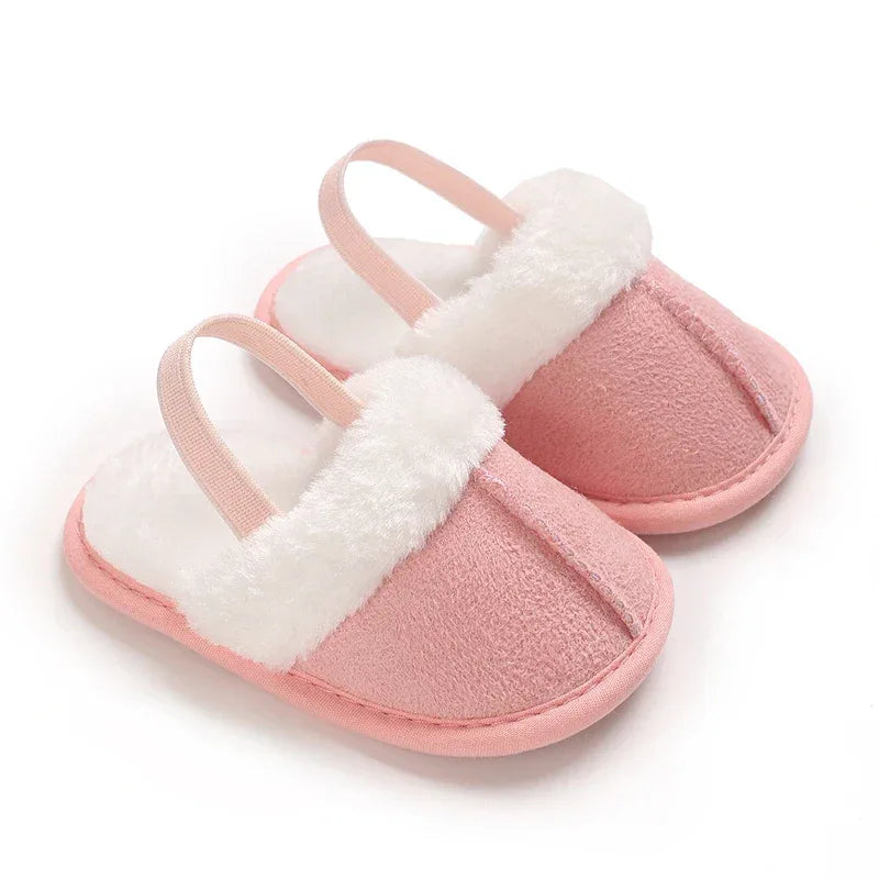 Cozy Woolen Baby Slippers Soft Soled For Newborns And Infants - ToylandEU