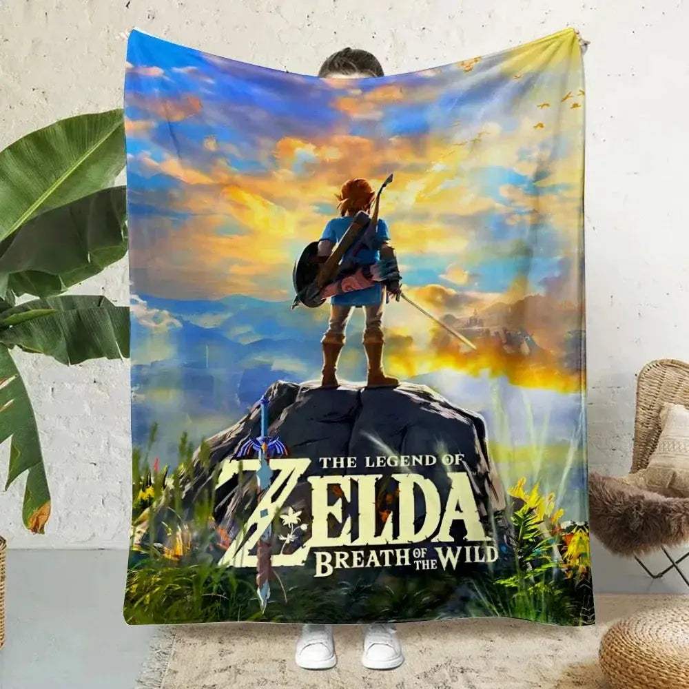 Cozy Zelda Printed Blanket Warm And Soft For Travel - ToylandEU