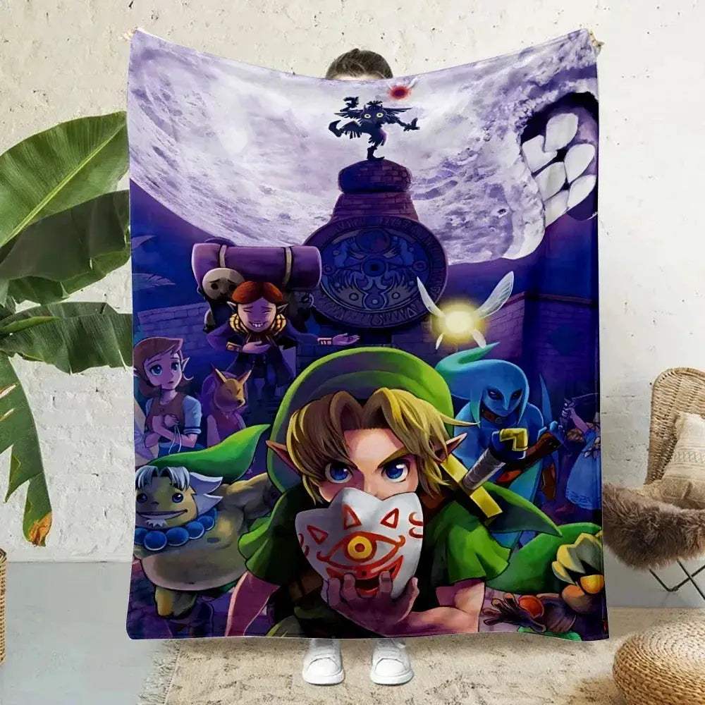 Cozy Zelda Printed Blanket Warm And Soft For Travel - ToylandEU