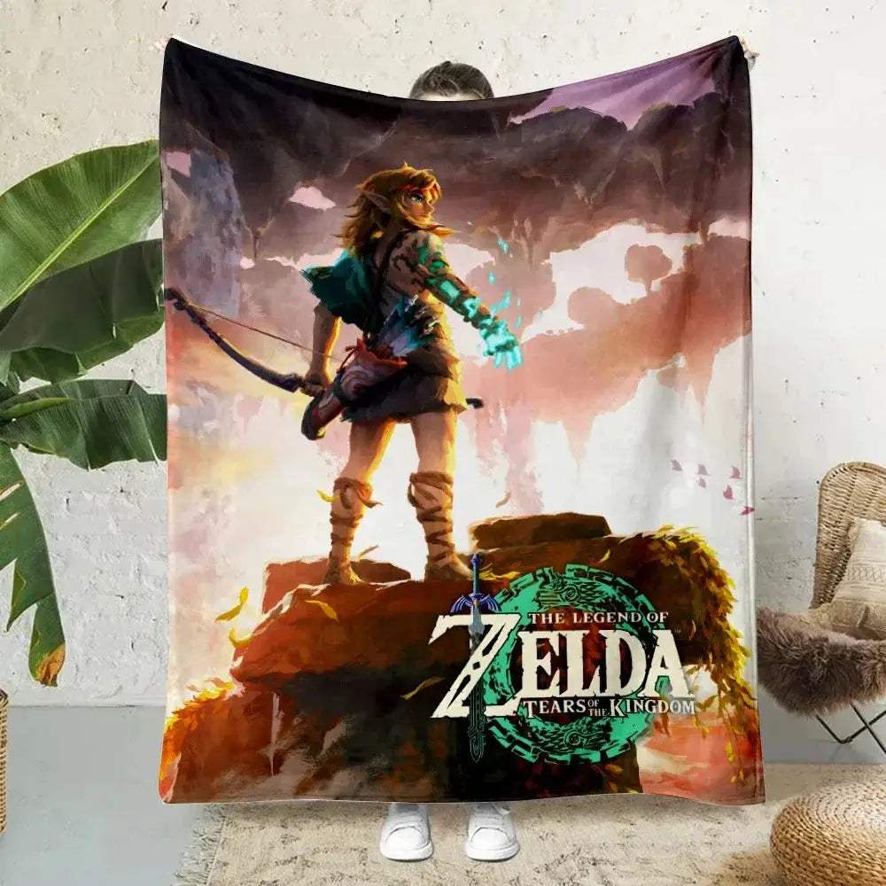 Cozy Zelda Printed Blanket Warm And Soft For Travel - ToylandEU