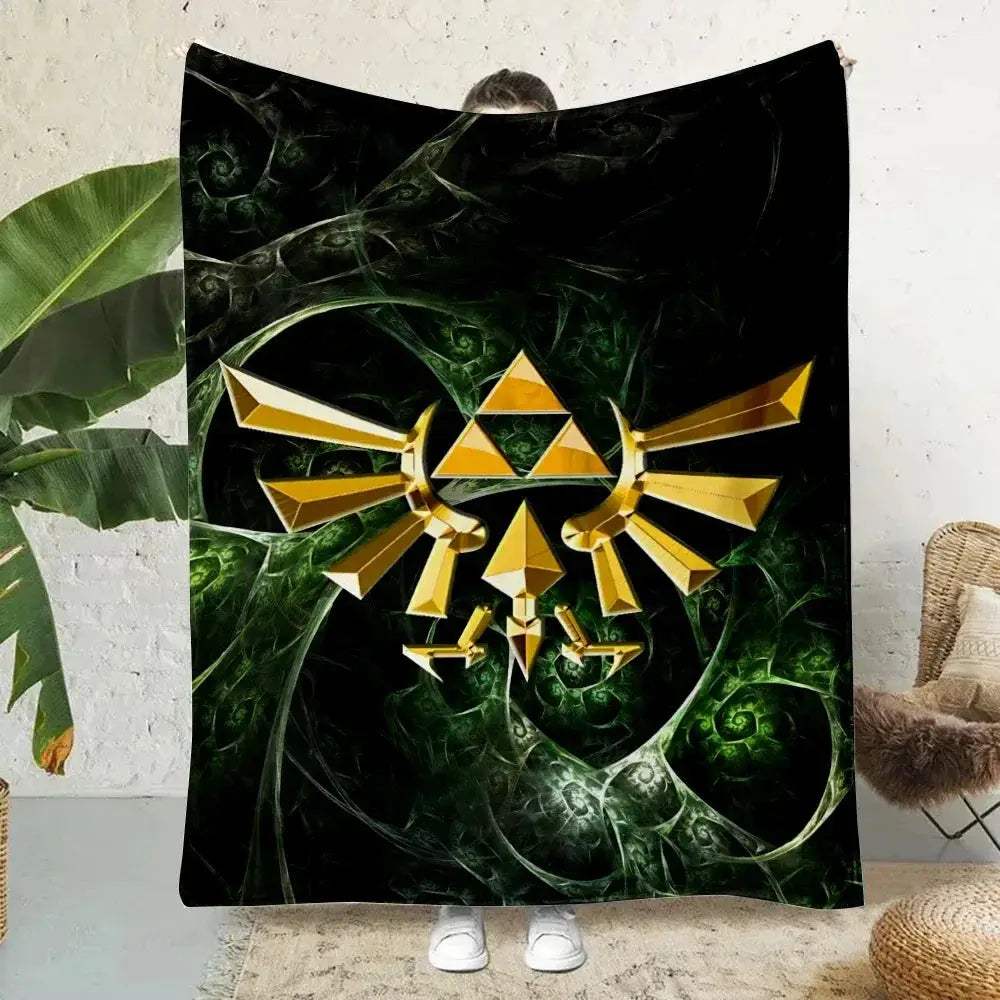 Cozy Zelda Printed Blanket Warm And Soft For Travel - ToylandEU