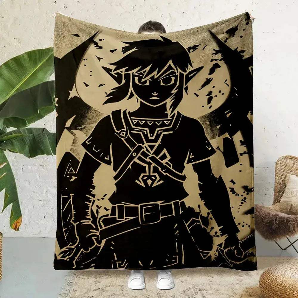 Cozy Zelda Printed Blanket Warm And Soft For Travel - ToylandEU