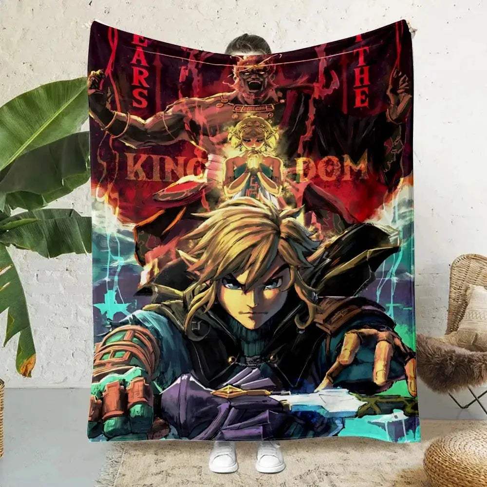 Cozy Zelda Printed Blanket Warm And Soft For Travel - ToylandEU