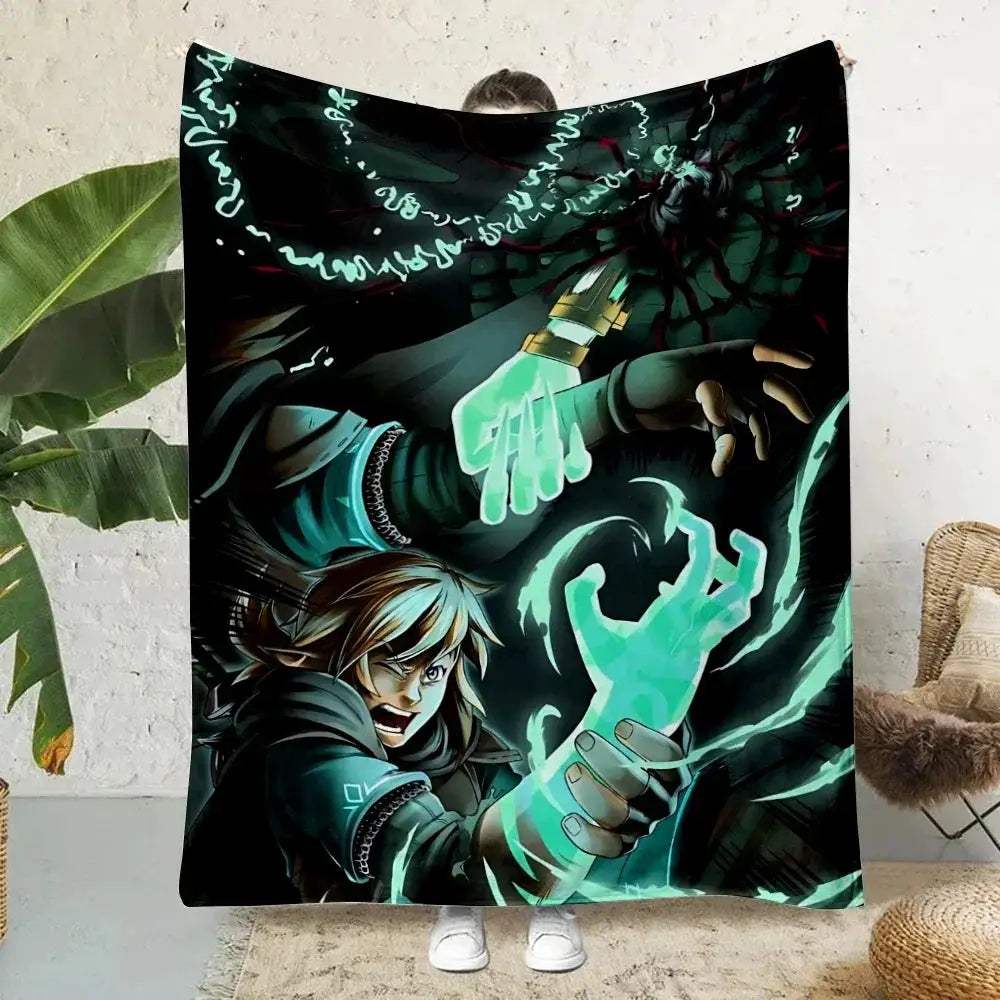 Cozy Zelda Printed Blanket Warm And Soft For Travel - ToylandEU
