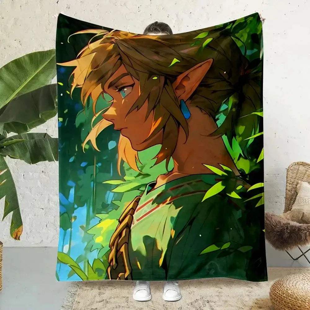 Cozy Zelda Printed Blanket Warm And Soft For Travel - ToylandEU