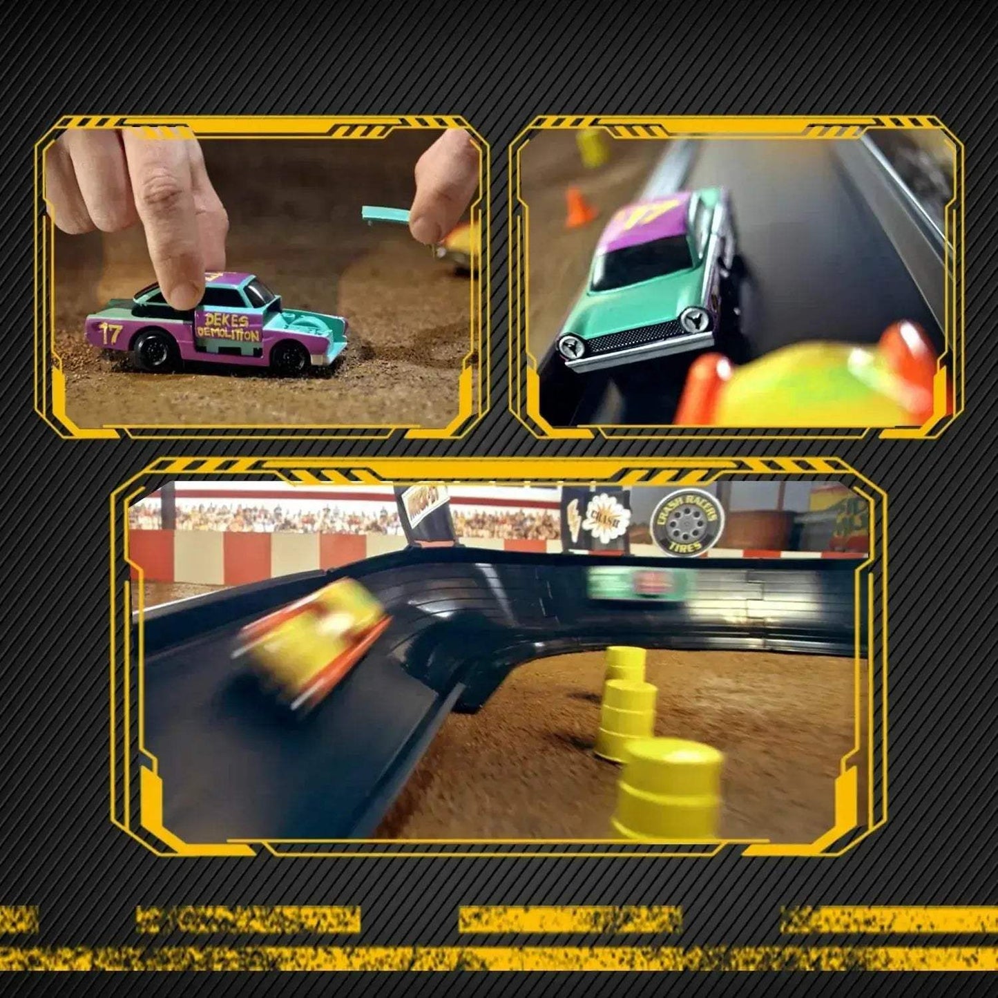 Crash Racers Slot Track Racing Car Set With Rechargeable Cars - ToylandEU
