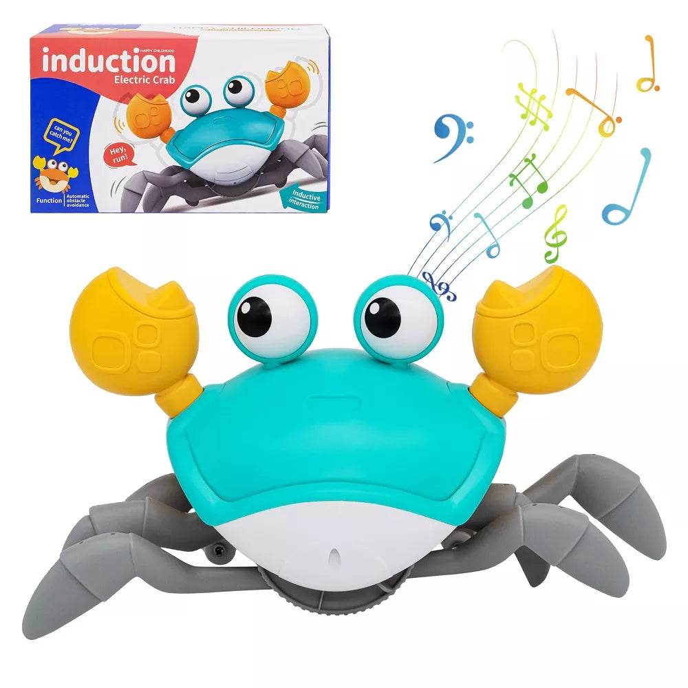 Crawling Interactive Crab Toy with Lights and Music for Babies - ToylandEU
