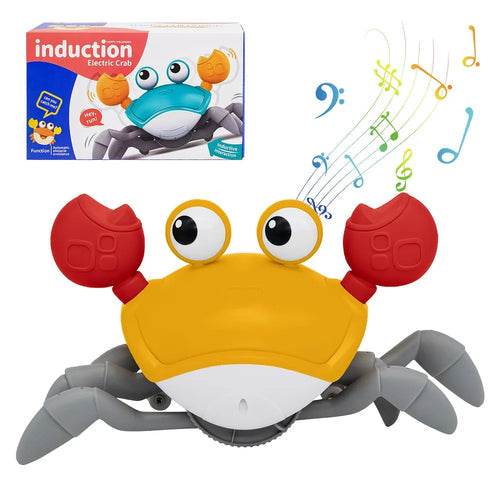 Crawling Interactive Crab Toy with Lights and Music for Babies - ToylandEU