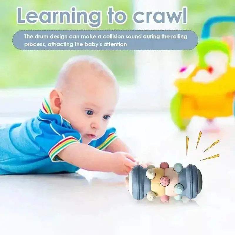 Crawling Roller Toy For Babies Tummy Time Montessori Sensory - ToylandEU