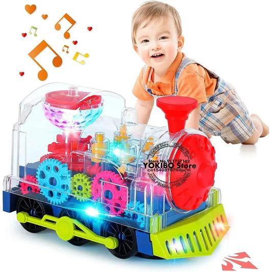  Crawling Train Toy Light And Sound For Toddlers Durable -  ToylandEU™