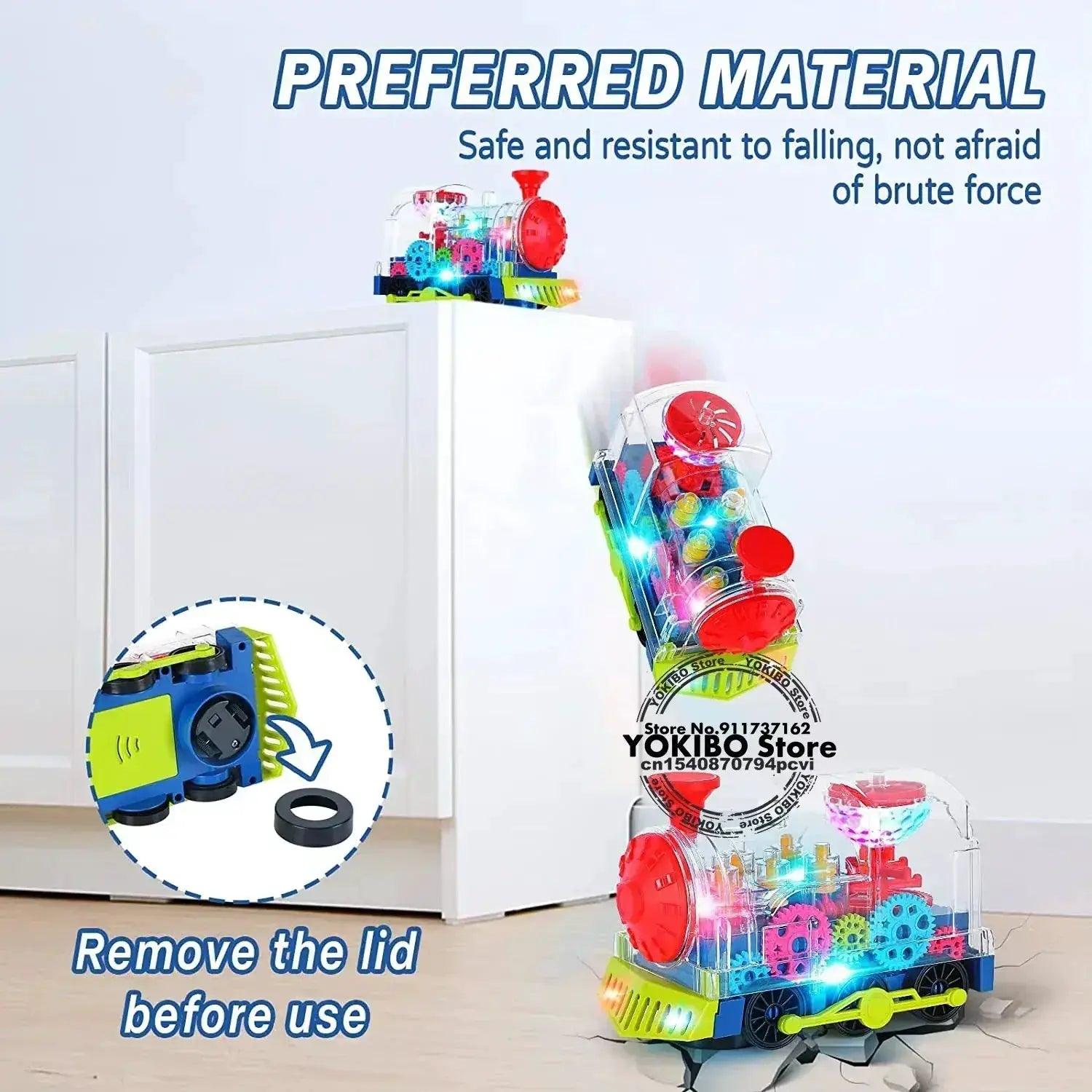  Crawling Train Toy Light And Sound For Toddlers Durable -  ToylandEU™
