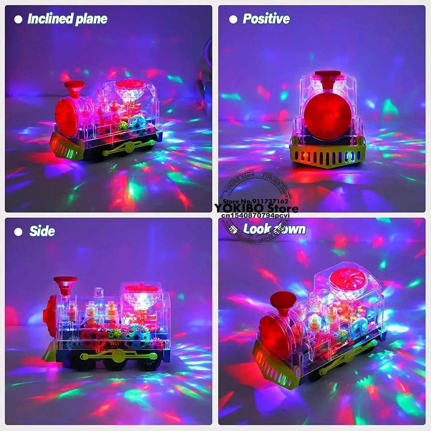 Crawling Train Toy With Light And Sound For Toddlers - ToylandEU