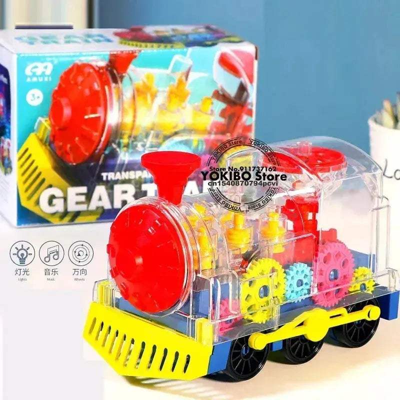 Crawling Train Toy With Light And Sound For Toddlers - ToylandEU
