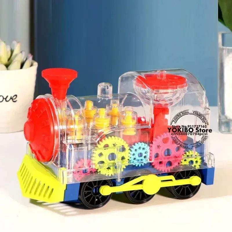 Crawling Train Toy With Light And Sound For Toddlers - ToylandEU