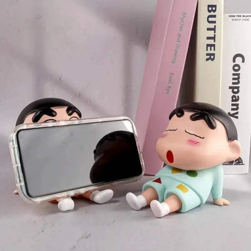 Crayon Shin Chan Anime Phone Holder Kawaii Desk Ornament - ToylandEU