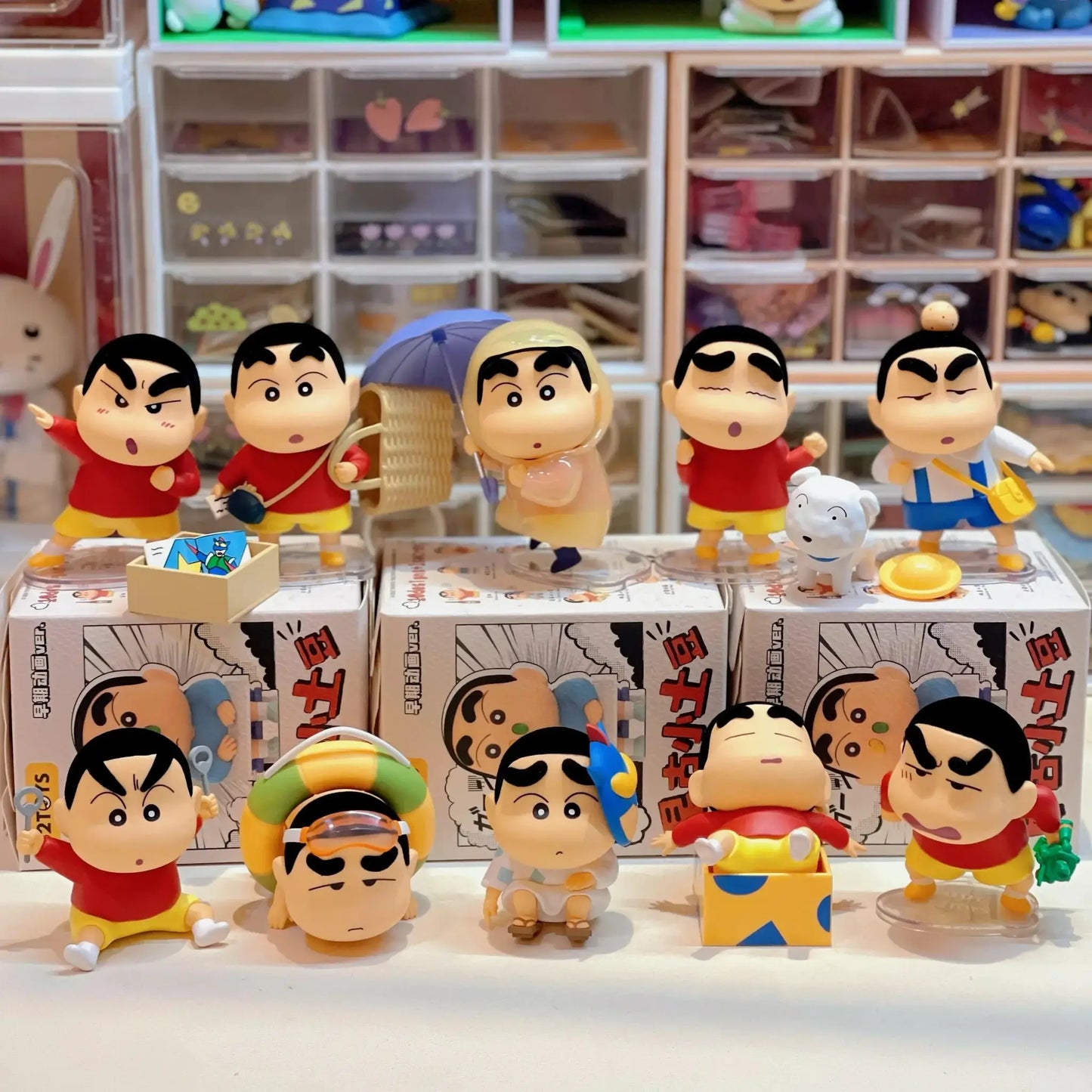 Crayon Shin Chan Shinnosuke Nohara Blind Box Desktop Figure Collectible - ToylandEU