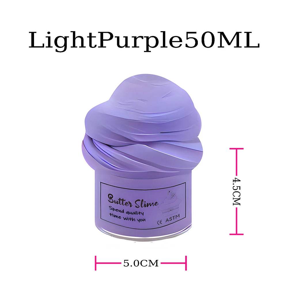 Creamy Butter Slime Fluffy Cloud Texture Premium For Kids - ToylandEU