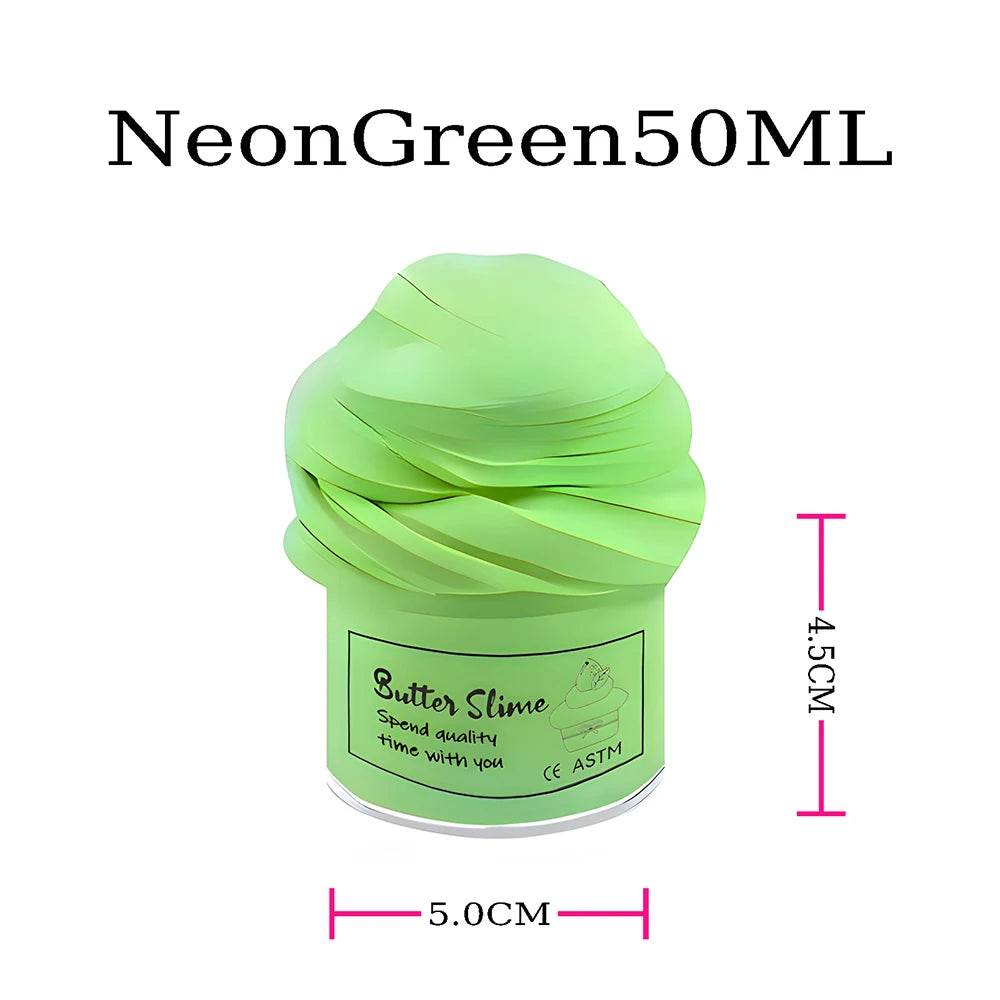 Creamy Butter Slime Fluffy Cloud Texture Premium For Kids - ToylandEU