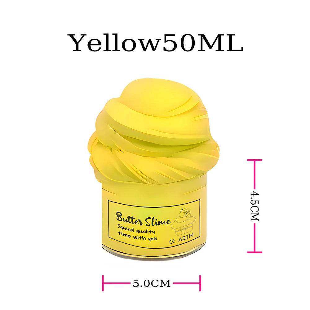 Creamy Butter Slime Fluffy Cloud Texture Premium For Kids - ToylandEU