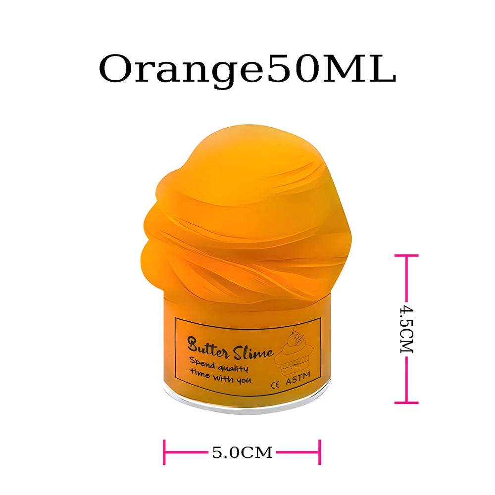 Creamy Butter Slime Fluffy Cloud Texture Premium For Kids - ToylandEU