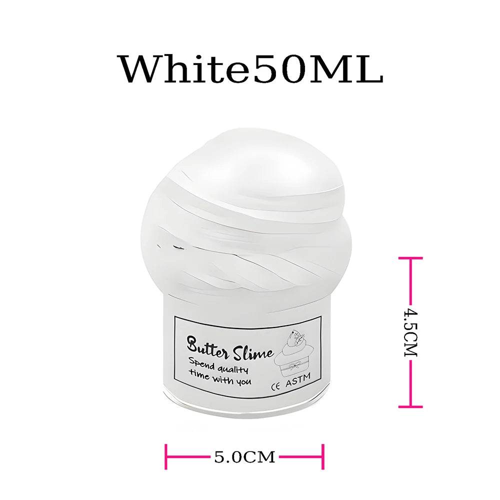 Creamy Butter Slime Fluffy Cloud Texture Premium For Kids - ToylandEU