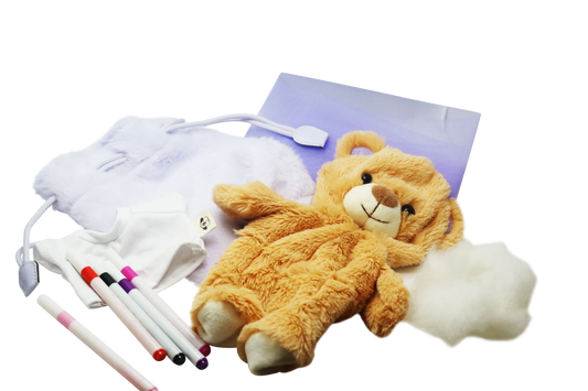  DIY Teddy Bear Kit for Kids Craft Colorable Shirt -  ToylandEU™