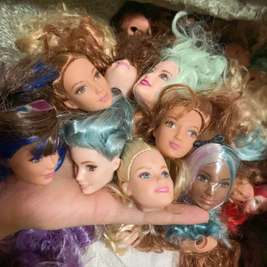 Creative 10-Piece DIY Doll Head Set for Fashionable Ballerina Princesses - ToylandEU