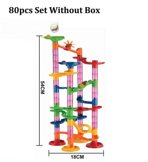 Creative 109-Piece DIY Marble Run Building Set for Family Fun - ToylandEU