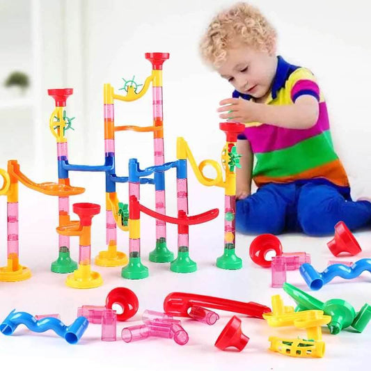 Creative 109-Piece DIY Marble Run Building Set for Family Fun - ToylandEU