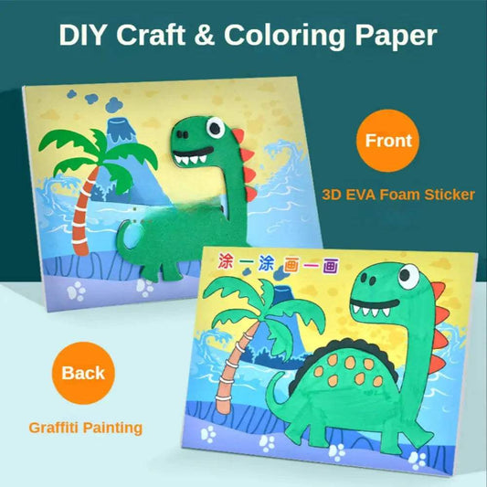  3D EVA Foam Sticker Puzzle for Kids Educational Craft -  ToylandEU™
