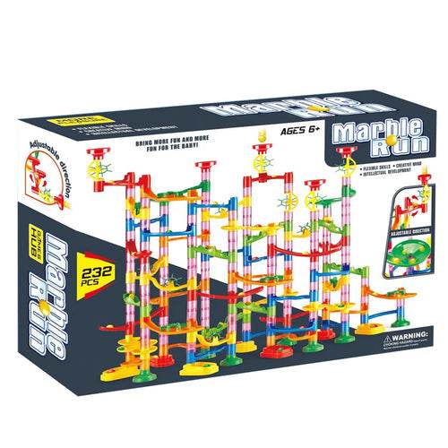 Creative 3D Marble Run Track Set with 105 Building Blocks & Marbles - ToylandEU