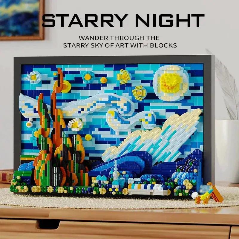  Creative 3D Oil Painting Building Blocks Toyland EU -  ToylandEU™