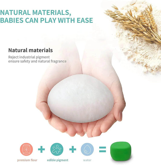 Creative 3D Plasticine Noodle Maker Kit - 12 Color DIY Clay Set for Kids - ToylandEU