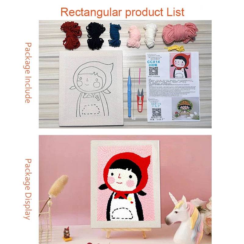 Creative 3D Punch Needle Embroidery Kit for Beginners: Includes Everything You Need to Start Crafting - ToylandEU