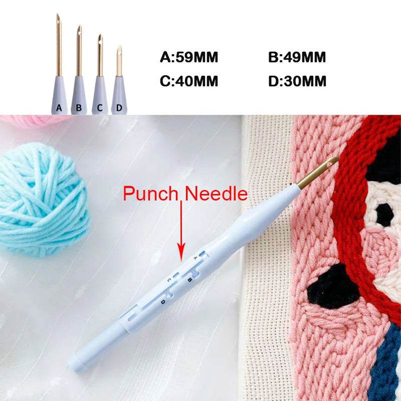 Creative 3D Punch Needle Embroidery Kit for Beginners: Includes Everything You Need to Start Crafting - ToylandEU
